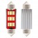 Auto un Moto preces, Auto Audio, Navigācija, CB Radio // Spuldzes un gaismekļi automašīnām // Żarówki led canbus 4014 12smd festoon c5w c10w c3w 41mm white 12v 24v amio-02191 image 1