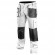 Darba, aizsardzības, augstas redzamības apģērbi // Spodnie robocze, białe, rozmiar XXL/58 image 1