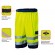 Darba, aizsardzības, augstas redzamības apģērbi // Krótkie spodenki ostrzegawcze, żółte, siatkowe, rozmiar M image 2