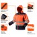 Рабочая, защитная, одежда высокой видимости // Kurtka robocza ostrzegawcza softshell z kapturem, pomarańczowa, rozmiar XL фото 3