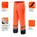 Darba, aizsardzības, augstas redzamības apģērbi // Spodnie robocze ostrzegawcze wodoodporne, pomarańczowe, rozmiar L image 2