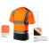 Рабочая, защитная, одежда высокой видимости // T-shirt ostrzegawczy, ciemny dół, pomarańczowy, rozmiar XXL фото 2