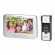 Doorpfones | Door Bels // Video doorphones HD // HIKVISION DS-KIS202T zestaw wideodomofonowy 4-żyłowy jednorodzinny z monitorem 7" i kamerą typu pin-hole, możliwość obsługi 2 wejść, montaż natynkowy image 1