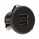 Elektromateriāli // Mēbeļu elektriskie slēdži un rozetes, USB rozetes // Ładowarka 2xUSB wpuszczana w blat, czarna image 5