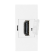 Electric Materials // Furniture electrical switches and sockets, USB sockets // NOEN HDMI, gniazdo modułowe 22,5x45mm HDMI z zaślepką zabezpieczającą, białe image 1