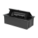 Elektromateriāli // Mēbeļu elektriskie slēdži un rozetes, USB rozetes // NOEN Kaseta meblowa wpuszczana w blat ze zintegrowaną ramką PCV na gniazda modułowe 3 x 45x45mm lub 6 x 22,5x45mm, przewód 1,5m, czarne image 1