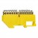 Spailes, terminālu un kontaktu bloki un aksesuāri // Wago Spailes un Terminālbloki // Listwa zaciskowa PE, na szynę TH35, 12 przewodów, żółta image 3