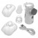 Skaistumkopšanas un personiskās higiēnas produkti // Inhalatori | inhalatori bērniem // Przenośny / podręczny bezprzewodowy inhalator nebulizator Promedix, zestaw, maski, PR-835 image 5