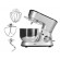 Keittiölaitteet // Käsisekoittimet // Robot Planetarny z blenderm i maszynką do mięsa MPL-001K image 4