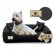 Home and Garden Products // Goods for pets // Legowisko Prestige dla psa, kota 115x90 / 130x105cm czarne image 2