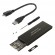 Aksesuāri // HDD/SSD Ietvari // Obudowa dysku Maclean, SSD M.2, NGFF, USB 3.0, rozmiary 2230/2240/2260/2280, aluminiowa obudowa, MCE582 image 2