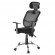Izpārdošana // Siatkowe ergonomiczne krzesło biurowe Ergo Office, z wysokim oparciem, regulowany zagłówek, max 150kg, ER-413 image 2