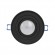 Apgaismojums LED // New Arrival // SORMUS R ramka dekoracyjna oprawy punktowej, MR16/GU10 max 50W, regulowana, koło, czarna image 5