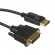 Koaksiālo kabeļi 75 Ohm, 50 Ohm un Televīzijas aksesuāri // HDMI, DVI, Audio savienotājkabeļi un aksesuāri // Kabel Display, Port (DP) - DVI Maclean, 4K/30Hz, 1.8m, MCTV-715 image 4