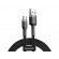 BASEUS Cafule Micro USB cable 2.4A 0,5m (CAMKLF-AG1) gray + black image 1