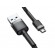Mobilieji telefonai ir priedai // Įkrovikliai // BASEUS Cafule Micro USB cable 2.4A 0,5m (CAMKLF-AG1) gray + black paveikslėlis 3