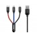 Telefoni un aksesuāri // Lādētāji un turētāji // BASEUS Kabel 3w1 USB-C / Lightning / Micro 3A 1.2m (CAMLT-BSY01) Czarny image 1
