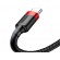 Mobilie Telefoni un aksesuāri // Lādētāji un turētāji // BASEUS Kabel USB Type C 0,5m (CATKLF-A91) Black+Red image 2