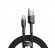 Telefoni un aksesuāri // Lādētāji un turētāji // BASEUS Kabel USB Type C 0,5m (CATKLF-AG1) Gray+Black image 1
