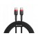 Mobilie Telefoni un aksesuāri // Lādētāji un turētāji // BASEUS Kabel USB Type C 2m Cafule PD 2.0 QC 3.0 60W (CATKLF-H91) Black+Red image 1