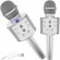 Audio and HiFi sistēmas // Austiņas ar mikrofonu // Mikrofon karaoke- srebrny Izoxis 22188 image 1