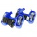 For sports and active recreation // Sport Equipment // AG234B Wrotki rolki świecące na buty      blue image 2