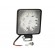 LED apšvietimas // New Arrival // 23-260# Samochodowa lampa robocza 9 led kwadratowa 12v 4000k paveikslėlis 1