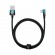 Cable USB A Plug - USB C Plug 90° Angled 1.0m 100W (do not compatible with iPhone 15) Blue / Black MVP ElbowBASEUS image 1