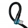 Cable USB A Plug - USB C Plug 90° Angled 1.0m 100W (do not compatible with iPhone 15) Blue / Black MVP ElbowBASEUS image 3