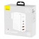 Wall Quick Charger GaN2 Pro 100W 2xUSB + 2xUSB-C QC4+ PD3.0 with USB-C Cable, White image 5