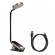 Mini LED Reading Lamp with Clip 3W 4000K, Gray image 3