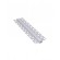 Aluminum profile with white cover for LED strip, anodized, recessed, architectural, for ceilings/walls, DEOLINE P, 2m image 1