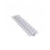 Aluminum profile with white cover for LED strip, anodized, recessed, architectural, for ceilings/walls, DEOLINE P, 2m фото 1