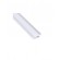 Aluminum profile with white cover for LED strip, anodized, recessed INLINE MINI XL 2m paveikslėlis 1