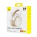 Wireless Bluetooth 5.3 Over-Ear Noise-Cancelling Headphones Bowie H1i, White image 7