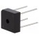 Single-phase bridge rectifier | Urmax: 400V | If: 10A | Ifsm: 135A image 1