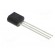 IC: voltage reference source | 2.49V | ±4% | TO92 | bulk | 10mA paveikslėlis 4