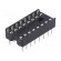 Socket: integrated circuits | DIP16 | 7.62mm | THT | Pitch: 2.54mm image 1
