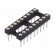 Socket: integrated circuits | DIP18 | Pitch: 2.54mm | precision | THT image 1
