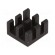 Heatsink: extruded | black | L: 10mm | W: 10mm | H: 6mm | aluminium фото 1