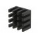 Heatsink: extruded | black | L: 15mm | W: 15mm | H: 10mm | aluminium image 2