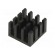 Heatsink: extruded | black | L: 15mm | W: 15mm | H: 10mm | aluminium image 1