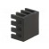 Heatsink: extruded | black | L: 15mm | W: 15mm | H: 10mm | aluminium image 4