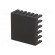 Heatsink: extruded | black | L: 23mm | W: 23mm | H: 10mm | aluminium фото 6
