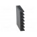 Heatsink: extruded | black | L: 27mm | W: 27mm | H: 6mm | aluminium image 7