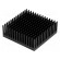 Heatsink: extruded | black | L: 45.7mm | W: 45.7mm | H: 16.51mm | anodized image 1