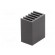 Heatsink: extruded | grilled | black | L: 25mm | W: 21mm | H: 14mm | 17.4K/W image 4