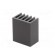 Heatsink: extruded | grilled | black | L: 25mm | W: 21mm | H: 14mm | 17.4K/W image 6
