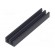 Heatsink: extruded | grilled | black | L: 50mm | W: 10mm | H: 6mm | anodized image 1