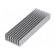 Heatsink: extruded | grilled | natural | L: 100mm | W: 33mm | H: 14mm | raw image 1